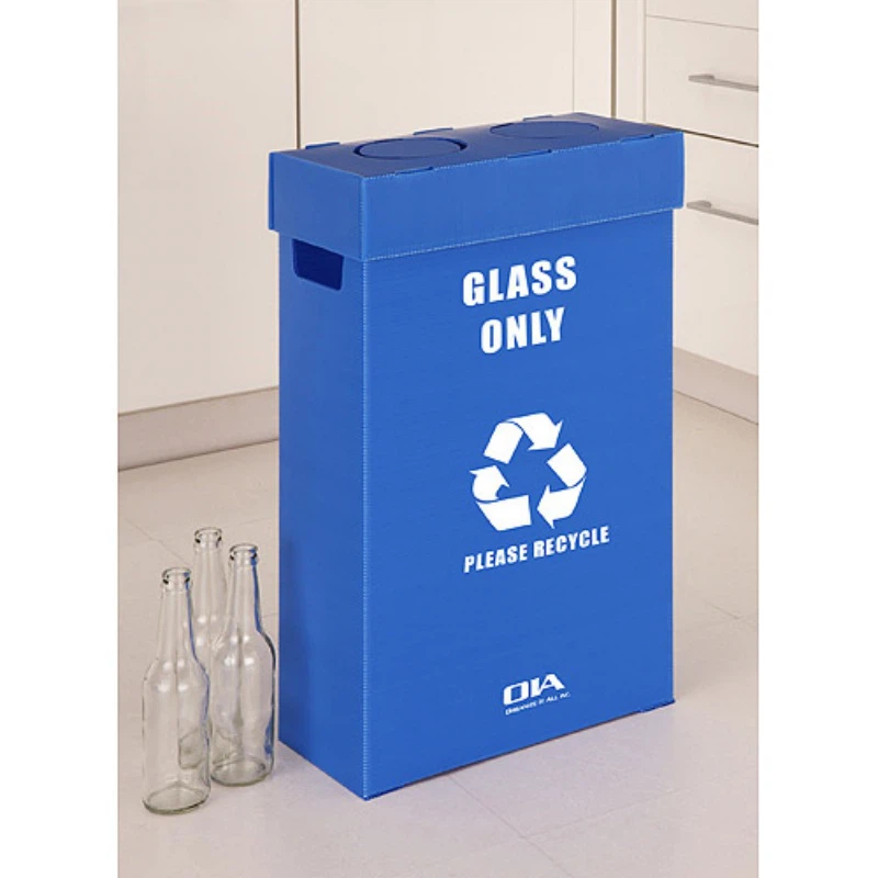Slitstarka och lätta Corflute-plastkärl