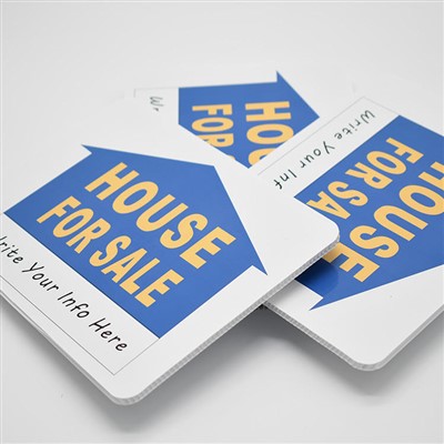 Utomhus coroplast gårdsskyltar